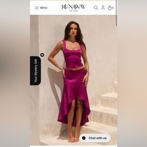 Runaway the Label Fuchsia Matching Set